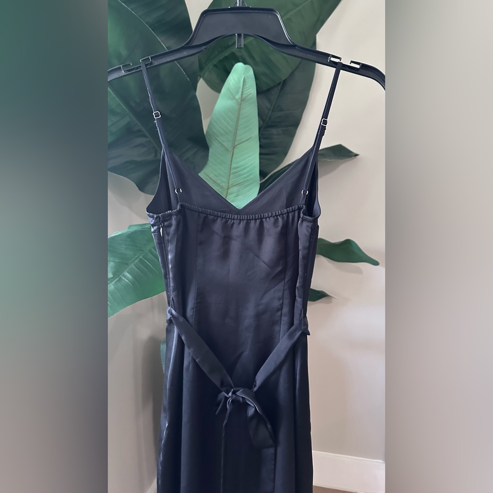 Abercrombie & Fitch Satin Belted Midi Dress - Picture 6 of 8